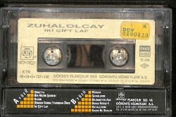 Zuhal Olcay – İki Çift Laf Orijinal Kaset (İkinci El) *Göksoy Plakçılık - Sarı Bandrol - 1990* KST29901 - 2
