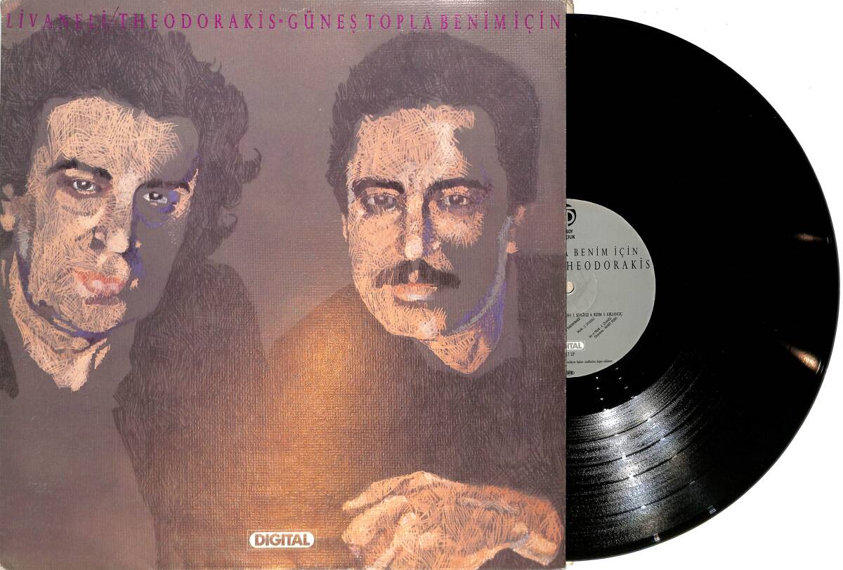 Zülfü Livaneli, Mikis Theodorakis - Güneş Topla Benim İçin LP PLAK (10/8.5) PLK25925 - 3