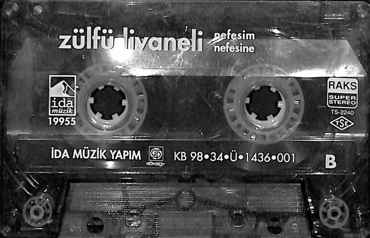 Zülfü Livaneli - Nefesim Nefesine Kaset (Kırmızı Bandrol - İkinci El) KST27720 - 1