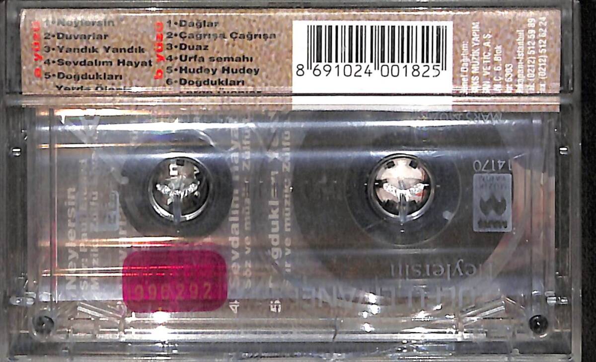 Zülfü Livaneli – Neylersin Orijinal Kaset (İkinci El) * Marş Müzik - Kırmızı Bandrol - 1995 * KST30892 - 2