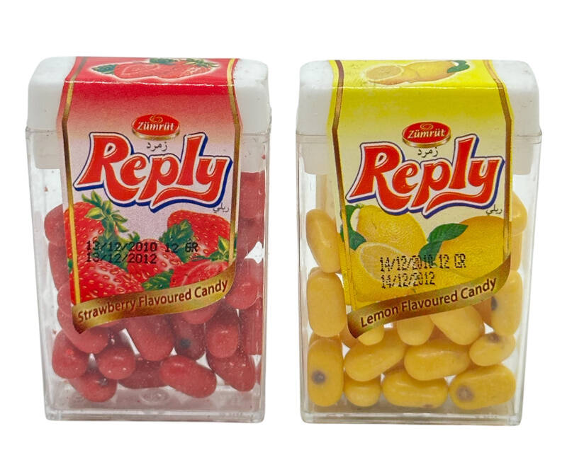 Zümrüt Reply Çilek Ve Limon Aromalı Draje Şeker 2'li Lot AOB4440 - 3