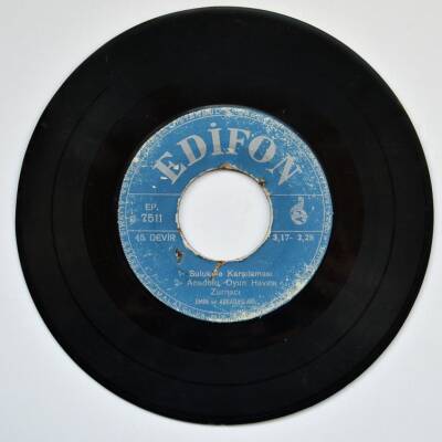 Zurnacı Emin Ve Arkadaşları - 1-Roman Havası 2-Edirne Çiftetellisi (Mini LP) (Y)PLK3031 - 2