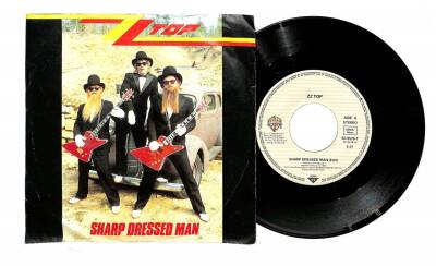 ZZ TOP (1983) - Sharp Dressed Man I Got The Six Plak (109) PLK15609 - 1